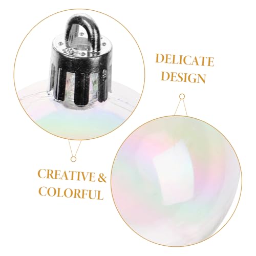 72 pièces de boules de Noël plastique colorées déco sapin incassable pour fêtes