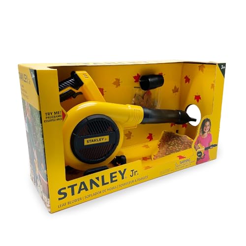 image for Red Toolbox Stanley Jr Kids Leaf Blower - Battery Operated Toy Leaf Bl