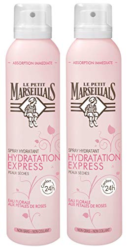 Preisvergleich Produktbild Le Petit Marseillais Spray Hydratation Express Rosenblütenwasser 200 ml 2 Stück