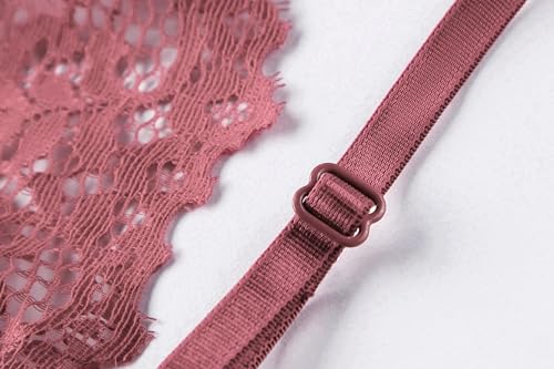 Womens Bra No Underwire Lace Unlined Demi Triangle Bralettes4