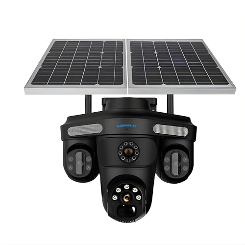 Image of XUGA-Cybernautt Series X11E 18MP Triple Lens PTZ Solar 4G Sim Outdoor CCTV Camera | Color Night Vision | Motion Detection | Water Proof | 10000Mah | Use Air-tel 4G Sim