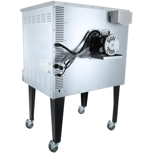 Image of EMPURA 38 inch Freestanding Commercial Full-Size Gas Convection Oven with (13) Position Rack Guides for Restaurant Catering Buffet | (3) Burners, 54,000 BTUs | 38 inchW x 43 inchD x 54.5 inchH, Stainless Steel, 120v