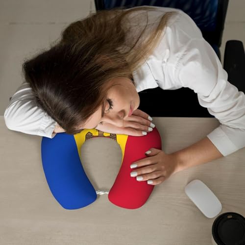 Almohada de viaje espuma memoria tamaño U miniatura 6