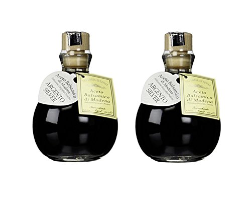 Fattoria Estense Silver Label Aceto Balsamico Di Modena Vinegar, 8.5 Fluid Ounce