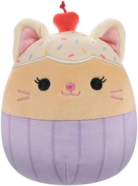 Squishmallows Hybrid Sweets 8" Miriam The Cupcake Cat Plush Toy