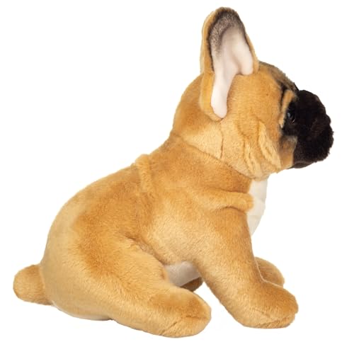 Teddy Hermann 91987 Französische Bulldogge 27 cm, Sonderedition Lieblingshunde, Kuscheltier mit idealem Recyclinganteil (Füllmaterial)