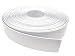 2" Wide Vinyl Strap for Patio Pool Lawn Garden Furniture 20' Roll_ Make Your Own Replacement Straps. Plus - 20 Free Fasteners! (201 White)