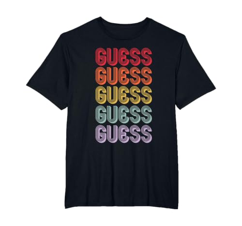 Guess T-Shirt, Men's Big and Tall, Black, 6X Tall