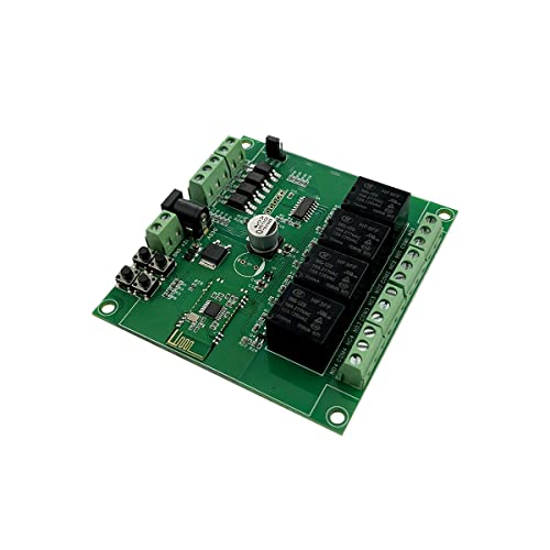DSD TECH Module de Relais Bluetooth à 4 canaux Commutateur de télécommande Compatible iPhone Android 4.3 (12V)