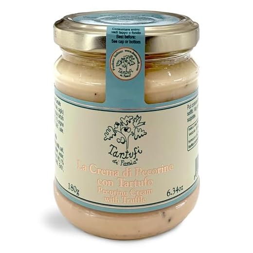 DOS Tartufi - Crema de Queso Pecorino con Trufas | Producción Artesanal Italiana | Para Entrantes y Platos Principales | 180g