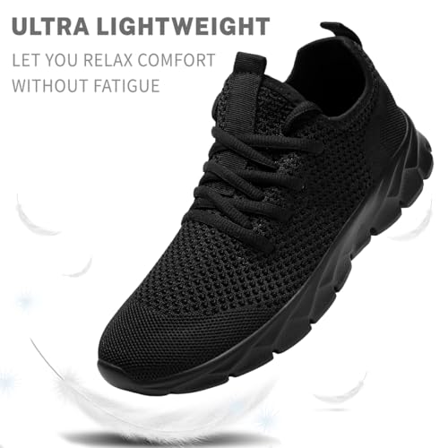 Image of Men's Running Shoes Slip On Walking Comfortable Tennis Breathable Non Slip Athletic Gym Workout Cross Training Fashion Sneakers