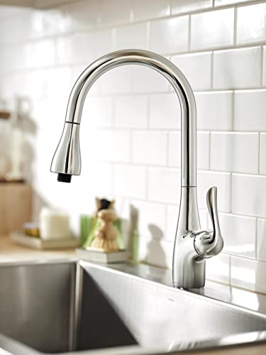 Moen Arbor Chrome Pulldown Laundry Faucet, 4736 - image 9