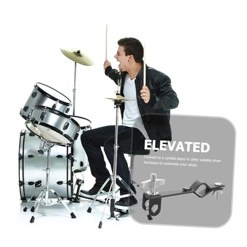 Soporte para Cowbell de Percusión Metal Negro miniatura 5