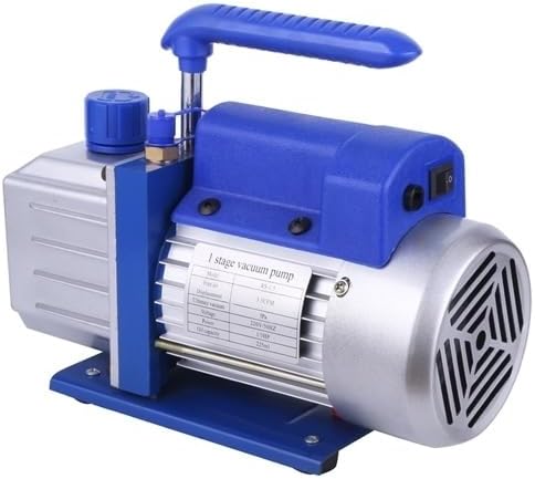 Bomba de vacío de paleta rotativa, bomba de vacío de aire de 110 V, para aire acondicionado, sistemas refrigerantes y HVAC, mantenimiento de aire