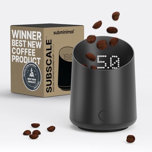 Best Coffee Grinder With Scale 20 Subminimal Subscale Digital Dosing Cup with LED Display – Sleek & Precise Coffee Bean Weight Scale - Dosing & Brewing Coffee Accessories