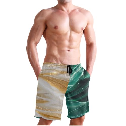 Short de bain avec compression homme long idéal pour parc aquatique