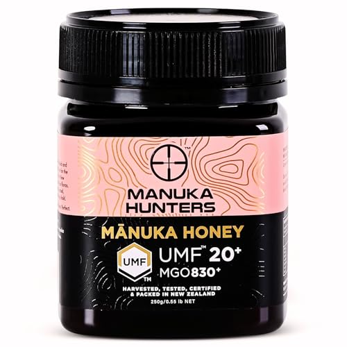 Image of Manuka Honey UMF 20+ /MGO 830+ Certified, Raw Manuka Honey New Zealand - 250g