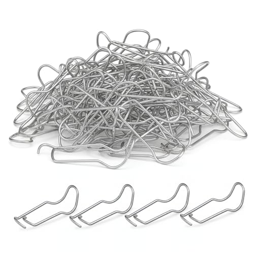 80 Piezas Clips de Enrejado Clips de Soporte de Plantas de Acero Inoxidable para Invernadero de Jardín Hebillas de Conexión de Liberación Rápida para Cañas de Bambú Varillas de Fibra de Vidrio y Tubo