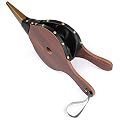 Z-Color 1PCS Brown Wood Fireplace Bellows 15" x 6.5" Outdoor Cooking Fan Air Blower