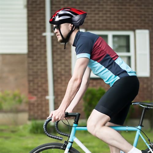 Casco de bicicleta rojo Veemoon de espuma para ciclismo y patinaje 4