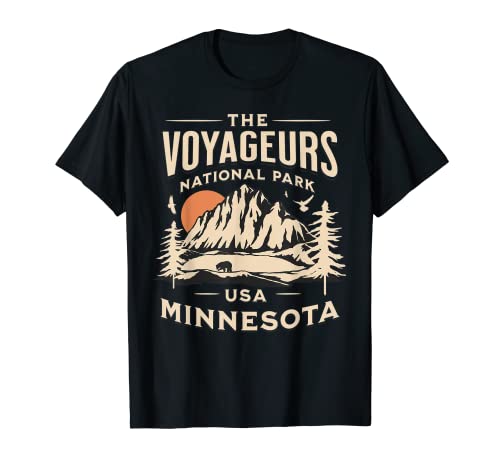 Voyageurs National Park Minnesota Caminata Al aire libre Vintage Camiseta
