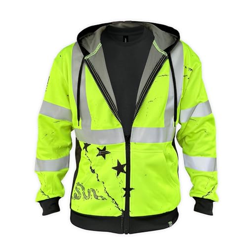 Image of SafetyShirtz SS360 ANSI Class 3 Type R Graphic Hoodie