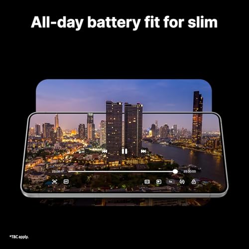 SAMSUNG Galaxy S25 Edge Phone, 512 GB AI Smartphone, Unlocked Android, Night Video, Fast Processor, ProScaler Display, All-Day Battery, 2025, US 1 Yr Manufacturer Warranty, Titanium JetBlack