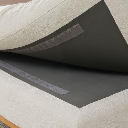 Image of CHITA 83 inch Super Large Sectional Modular Sofa, Down Filled, Loveseat, Linen