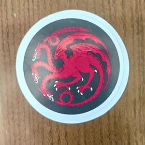 (Pack of 3) Daenerys Targaryen Thrones Game Sticker 3 inch