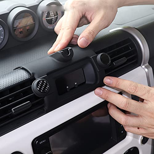 HIGH FLYING for Toyota FJ Cruiser (XJ10) 2007-2014 Accessories Car Holder, Center Console Air Vent Mount Cell Phone Holder Universal Compatible with Most Smartphones 1 set (Carbon Fiber Grain)