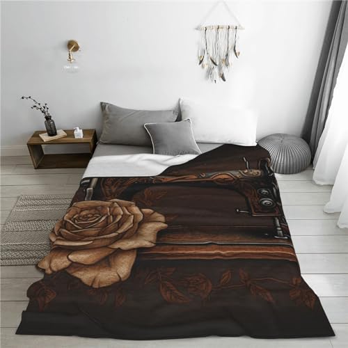 Couverture machine à coudre pour soirées cocooning sur le canapé