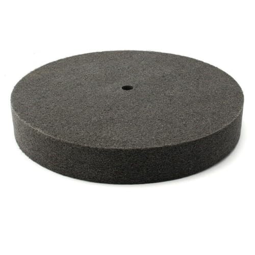 Opatiny Rueda de pulido de fibra de nailon de 6 pulgadas, grano 180, dureza 5P7P9P, desbarbado y pulido de madera de metal para cerámica plástica