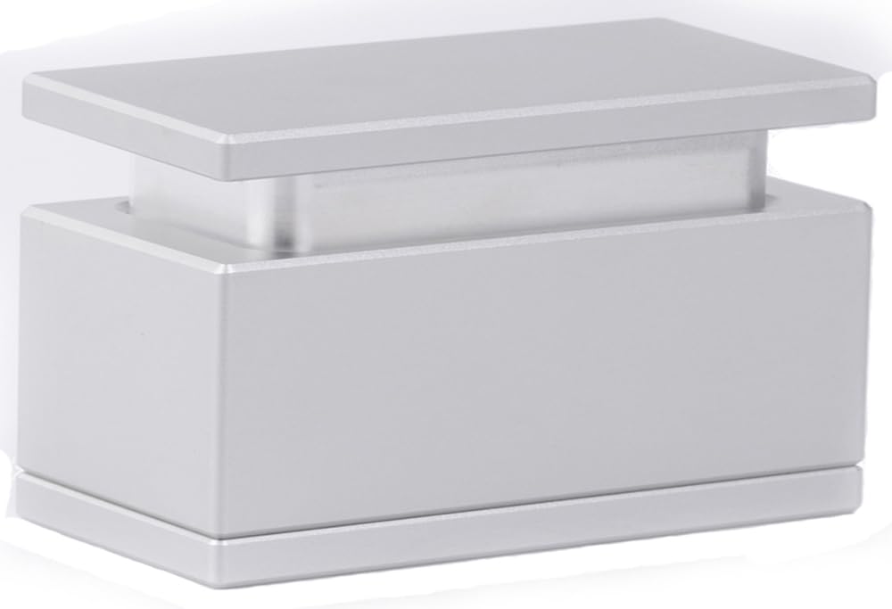 5,1 x 10,2 cm Vorpressform aus lebensmittelechtem eloxiertem 6061-Aluminium (silberweiß)