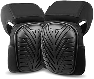 Knee Pads for Work, with High Density Foam Padding, Gel Cushion Adjustable Non-Slip Straps, Professional Kneepads for Men, Women, Gardening, Cleaning, Flooring, Working, Tiling and Construction