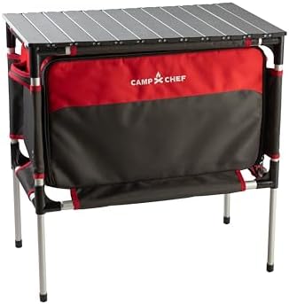 Camp Chef Sherpa Camp Table & Organizer, Table top 27" x 17", Tab...