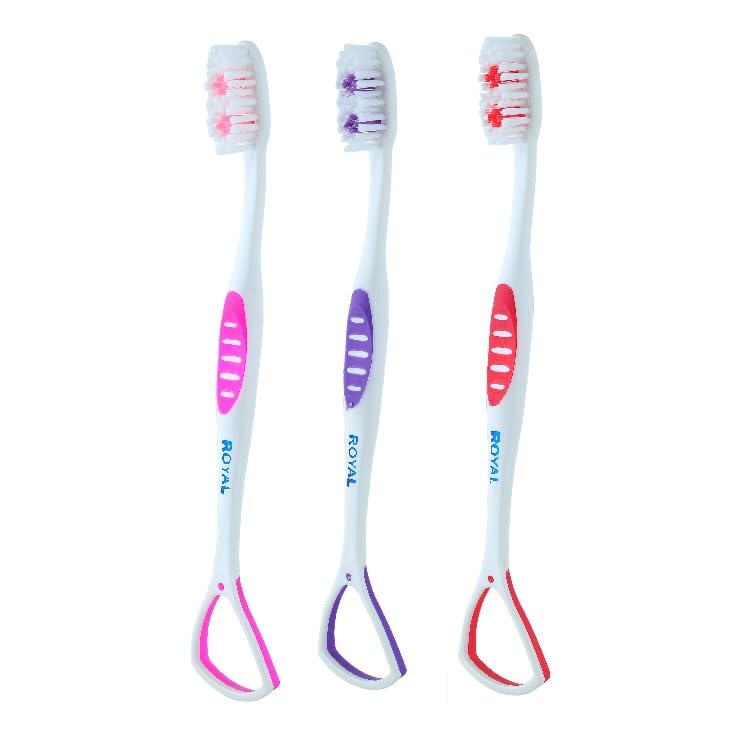 ROYAL SMILE SPECIALISTS Adult Royal Twin Action 2 In 1 Unique Combination Of Manual Toothbrush&Tongue Cleaner Combo For Effective Cleaning|Toothbrish With End Rounded Bristles(Pack Of 6),Multicolour (B0CC9T6X1T) Amazon Price History, Amazon Price Tracker