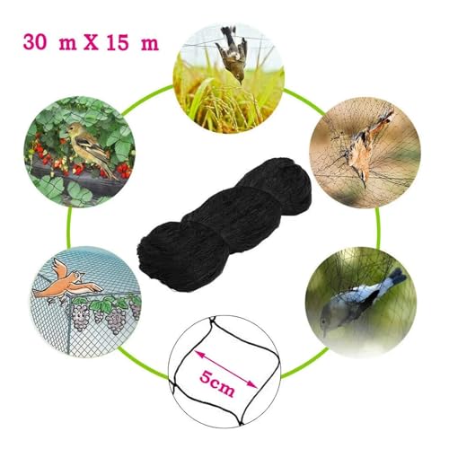Filet de jardin 30x15m pour protéger légumes des oiseaux gourmands - 5