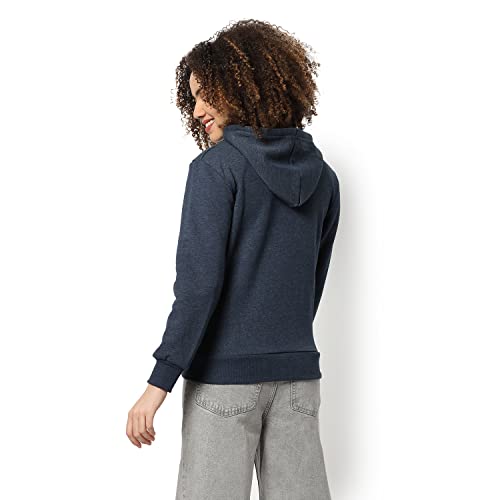 Image of PINACOLADA Women Stylish Zipper Sweatshirt Regular Fit for Casual Wear | Full Sleeves | Cotton | Sweatshirt Crafted with Comfort Fit and High Performance for Everyday Wear