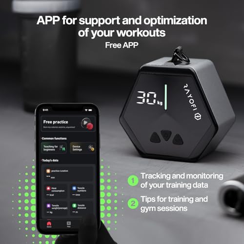 Image of GO-Tone Portable Cable Gym, 7-66LB Adjustable Resistance Band, App & Bluetooth Connection, Multifunctional Fitness Equipment, Suitable for Home & Travel