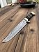 Crocodile Dundee Bowie Knife, Damacus Steel Blade, Bull Horn Handle, Best Gift for Him/Her