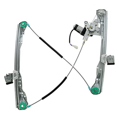 Image of TRQ Front Left Power Window Regulator & Motor Assembly Drivers Side Compatible with 2000-2007 Ford Focus FO1350167