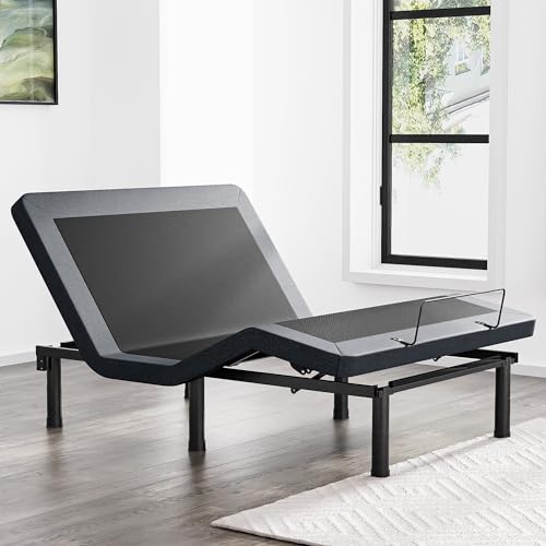 SunsGrove Full Adjustable Bed Frame with Wireless Remote, Ze...