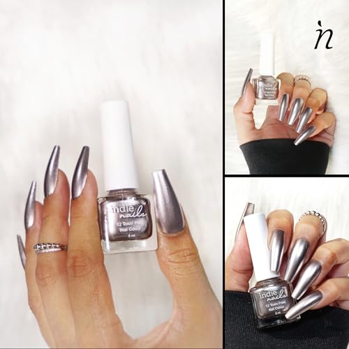 Image of Nail Polish Set for Women | Long-Lasting, High Shine Nail Paint Combo | Vegan & Cruelty-Free | 2 Bright Vibrant Shades | Quick Dry Nail Polish Set (Golden Roast, Pack of 2)