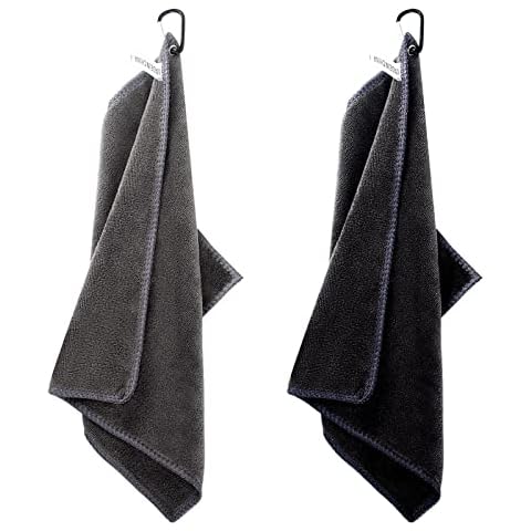 AWAVM Golf Towels with Carabiner Cover