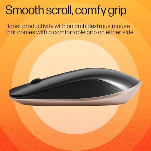 Image of HP 410 Slim Bluetooth Mouse with 1200 DPI Optical Sensor,Ambidextrous Design,Compact Size,Portable, 12 Months Battery Life, 3 Years Warranty