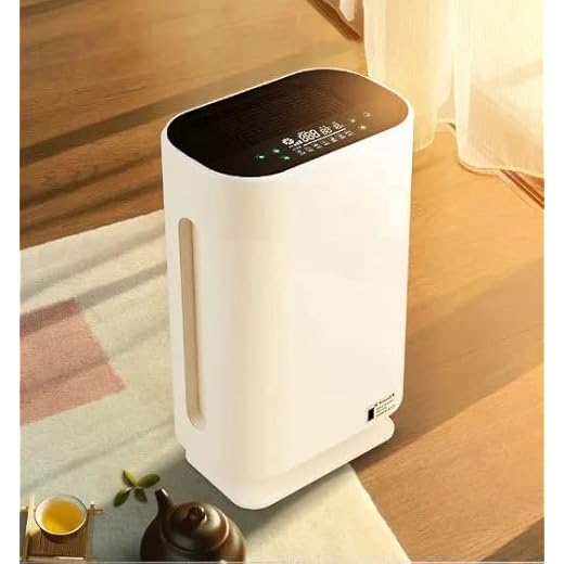 Chocozone Indoor Air Purifier for Home with 3 Stage Filtration, HEPA Filter PM 2.5 Filtration, Activated Carbon Filter & Catalyst Filter with Coverage Area upto 50 Cubic Metre (Air Purifier)