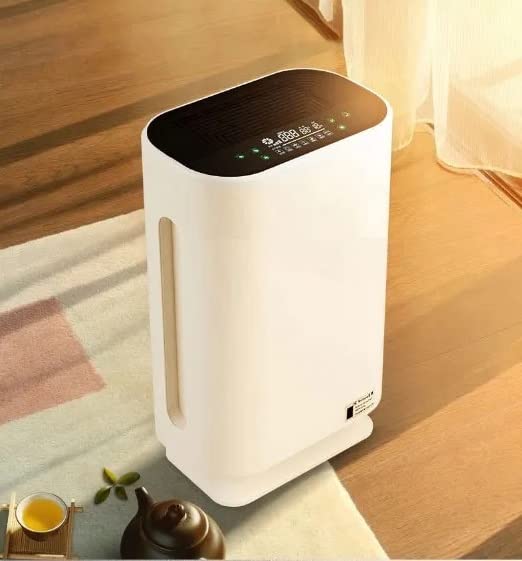 Chocozone Indoor Air Purifier for Home with 3 Stage Filtration, HEPA Filter PM 2.5 Filtration, Activated Carbon Filter & Catalyst Filter with Coverage Area upto 50 Cubic Metre (Air Purifier)