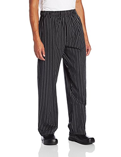 Dickies Men's The Traditional Baggy Chef Pant, Chalkstripe, X-Small