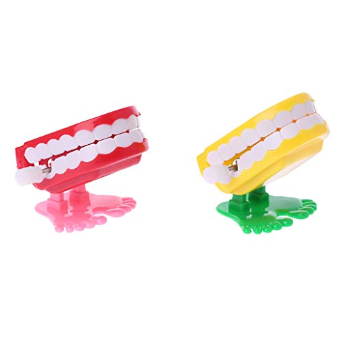 KERDEJAR Clockwork Jumping Dentiera Giocattoli educativi Dentista Desktop Decoration Prank Game