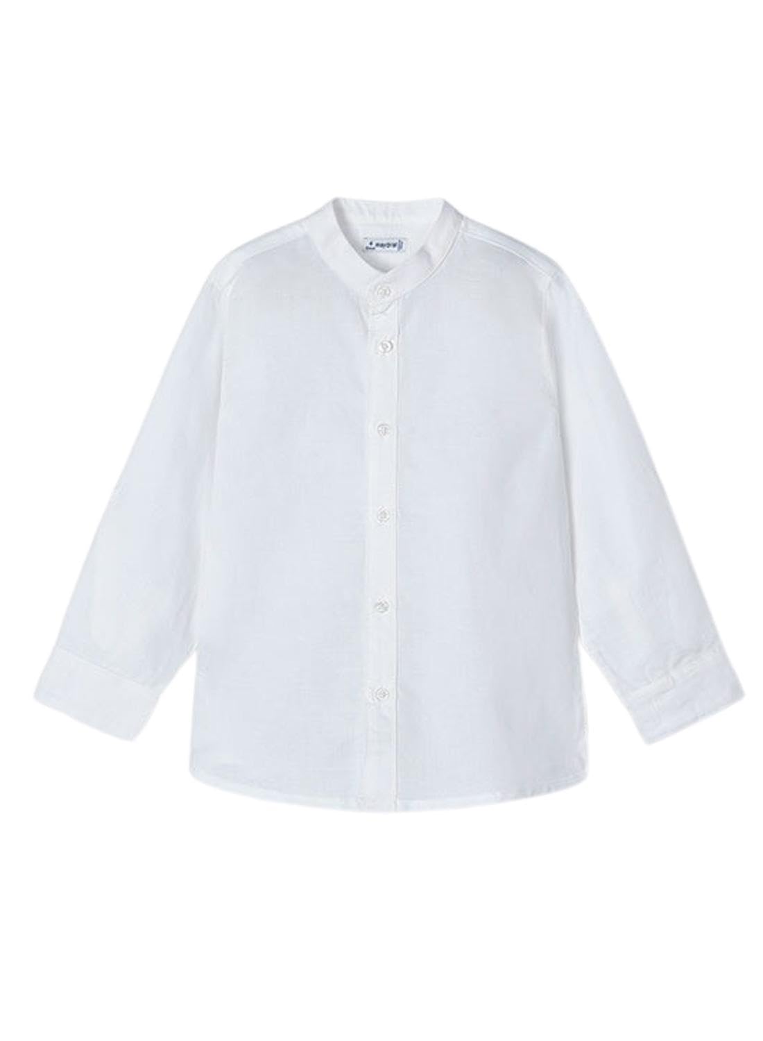 Mayoral Camisa m/l Cuello Mao Lino para niño